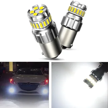 

2x Canbus P21W 1156 BA15S LED Bulb For Skoda Superb Octavia 2 MK2 FL 1Z A5 2009 2010 2011 2012 2013 LED DRL Reverse Lights Lamps