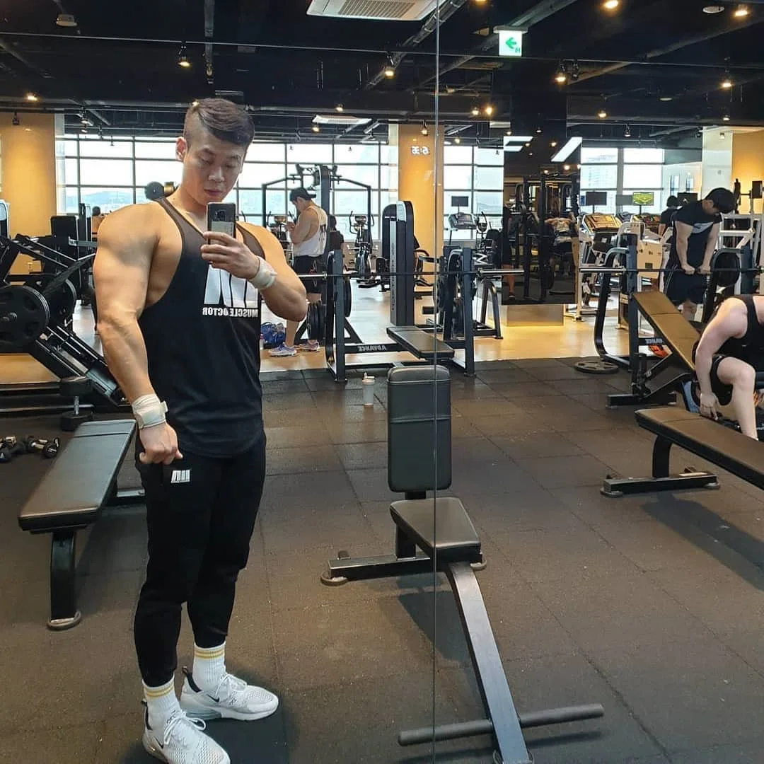 Muscle Dr. Brothers, корейский стиль, свободный, корейский стиль, спортивный жилет, мужской, чистый хлопок, для бега, i-образный жилет, настраиваемый