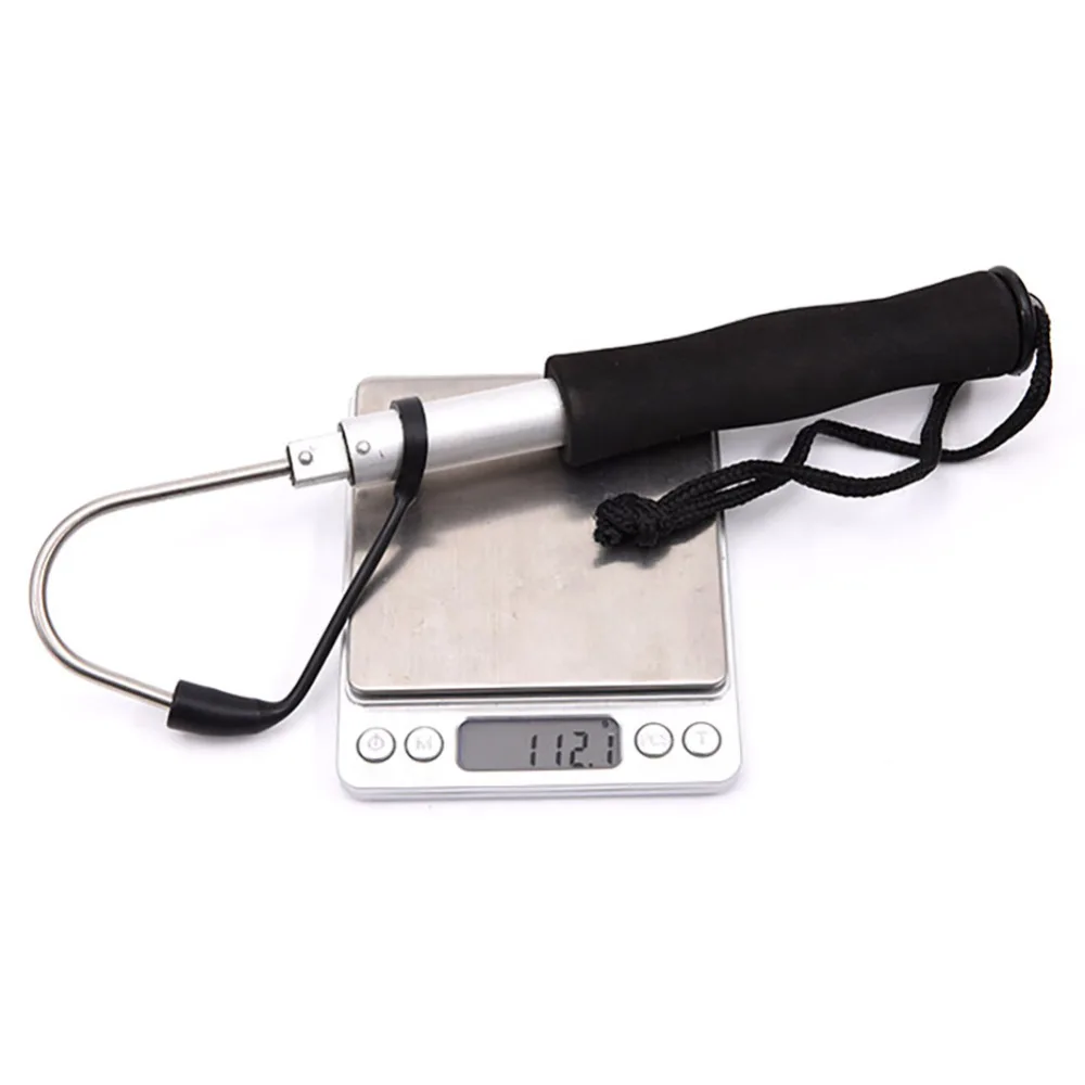 

60cm Stainless Steel Sea Telescopic Fishing Aluminum Alloy Spear Hook Fish Tackle Outdoor Fishing Tool New