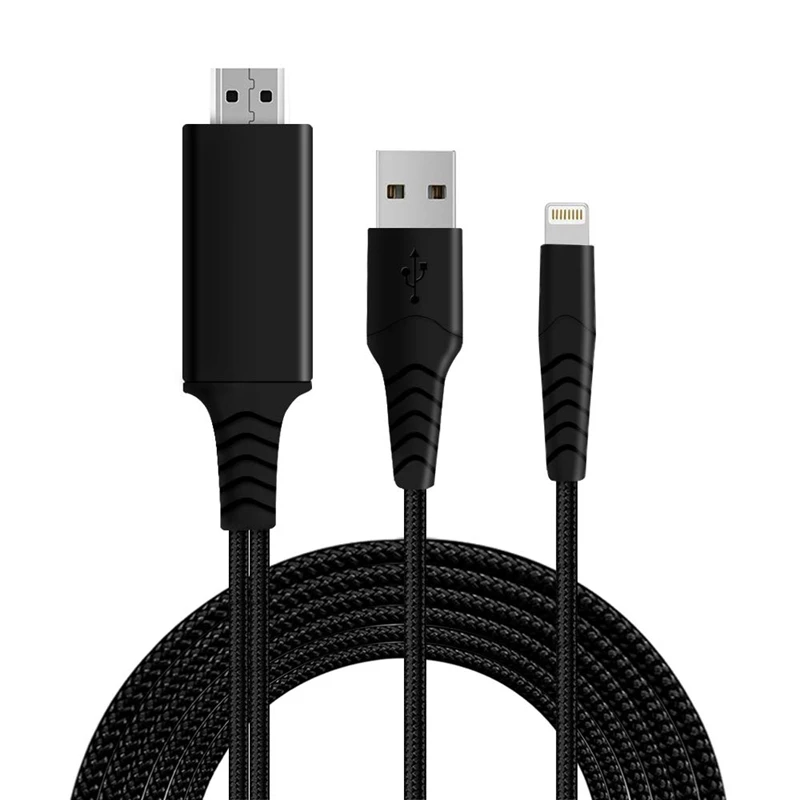 HDMI кабель адаптер 1080P HDTV цифровой AV Кабель-адаптер совместимый Смартфон проектор
