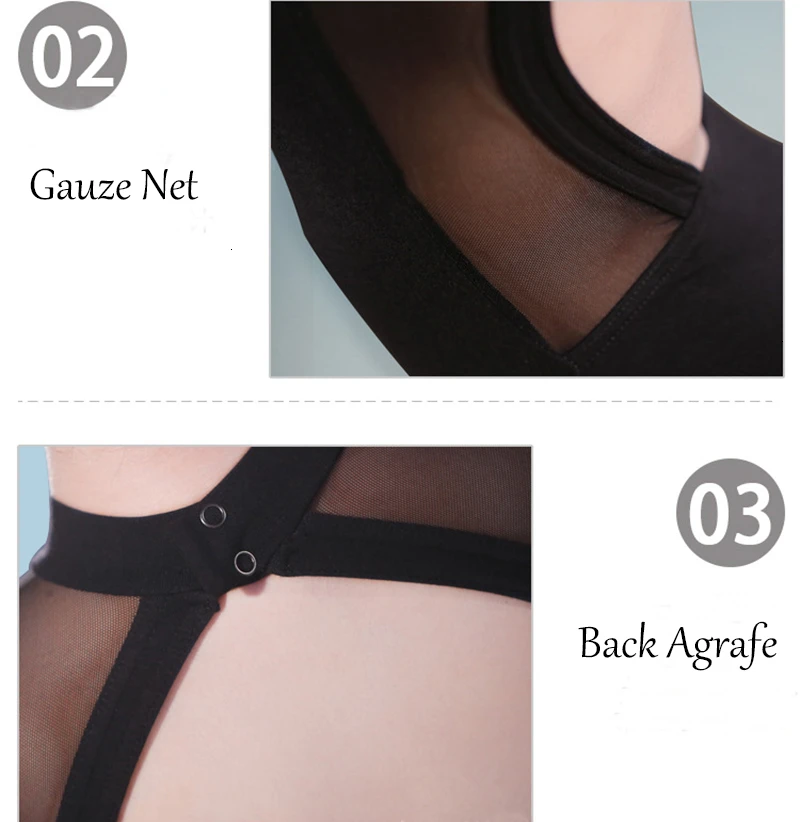 Ballet Dress One-Piece Women Dance Costume Girl Summer Backless Halter Sleeveless Adult Ballet Leotard Stand Collar (14)