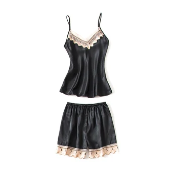 

Women 4 Pieces Pajamas Sets Seperate Rayon Satin Silk Striped Pajamas Women Sleepwear Sets Spring Summer Autumn Homewear Costume