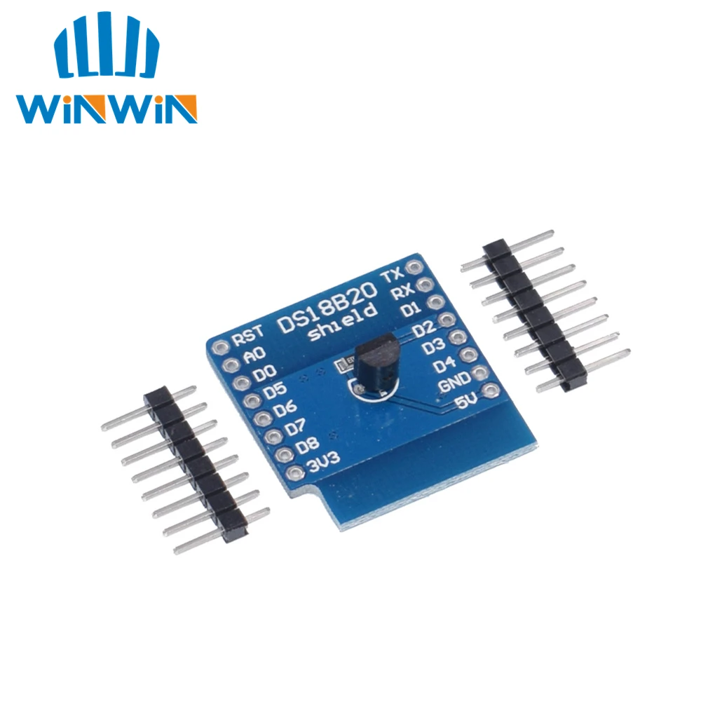 

DS18B20 For WeMos D1 Mini Temperature Sensor Module Wifi Module Measurement Module WIFI Extension Board Learning Board