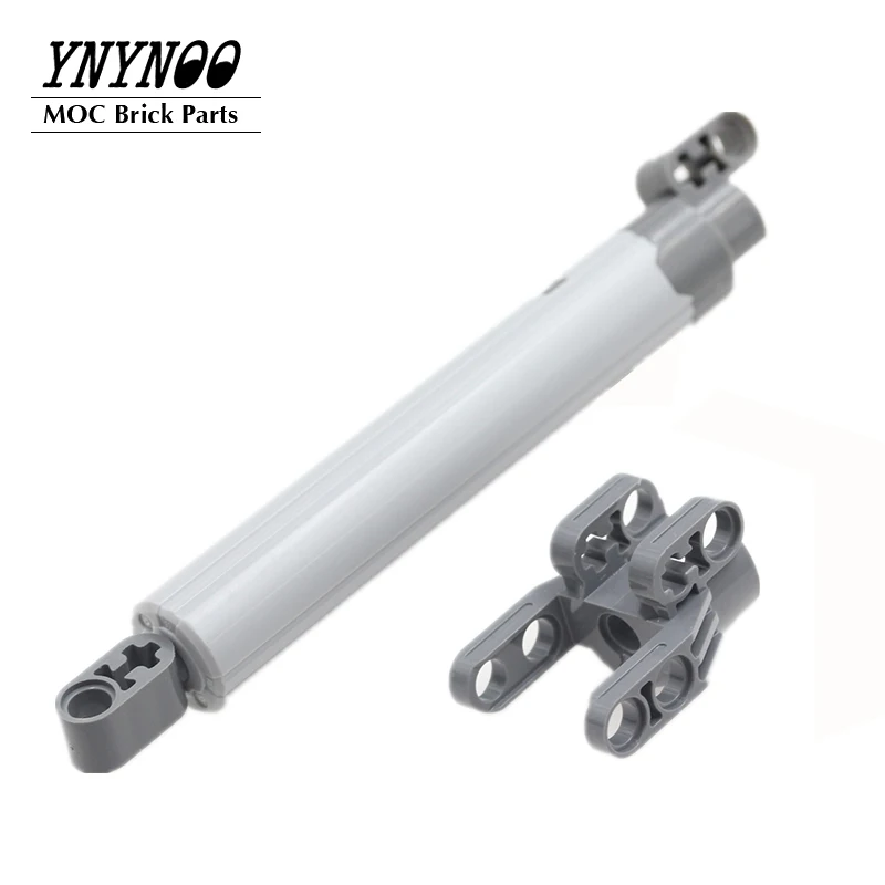 Высокотехнологичный линейный привод с темно-синеватыми серыми концами длинные