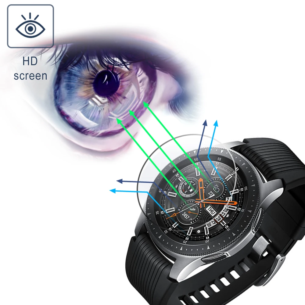 1-3 Pcs Protective Temepred Glass On For Xiaomi Huami Amazfit GTR 42mm G TR 47mm GT T R 42 47 MM Mi Smart Watch Screen Protector