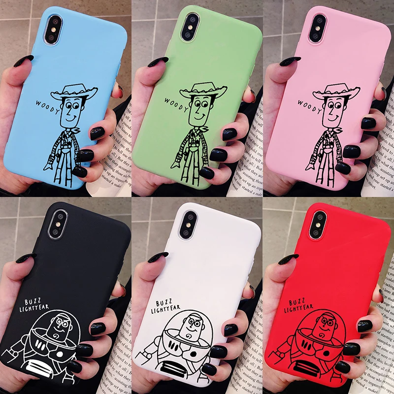 

Toy Story Buzz Woody Case for XiaoMi RedMi Note 8 7 6 5 5A 4 4X K20 Pro Silicone Cover Soft TPU Protective Phone Coque