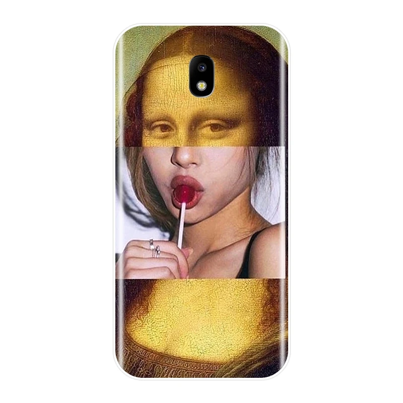 No.1 ТПУ чехол для телефона для samsung Galaxy J3 J5 J7 J2 J5 J7 премьер-арт Мягкая силиконовая накладка на заднюю панель для samsung J4 J6 J8 плюс - Цвет: No.1