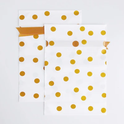 Golden Dots Рождественские Сумки рождественские подарки рождественские подарочные сумки мешок Санта-Клауса мешок для конфет Рождество украшения новогодние подарки - Цвет: Golden Dots