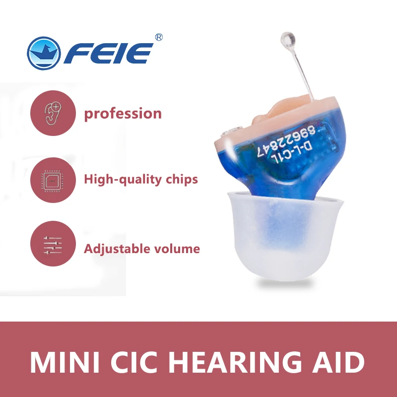 

2023 Digital Programmable Hearing Aids Audifonos for Deafness/Elderly Adjustable Invisible Hearing Aid Ear Sound Amplifier