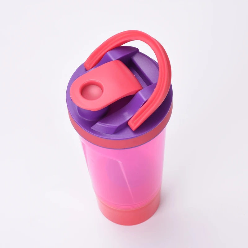 Shaker Outdoor Travel Portable Drinkware Tritan Plastic Whey Protein Powder Sport Shaker Bottle For Water Bottles With Straw