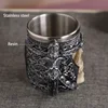 Coolest Gothic Skull Resin Stainless Steel Beer Mug Dragon Knight Tankard Halloween Coffee Cup Christmas Tea Mug Pub Bar Decor ► Photo 3/6