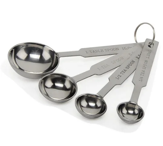 Factory Wholesale miclan Mirant Stainless Steel Measuring Spoon Spoons Four-piece Set