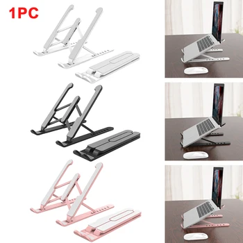 

Home Office Multi Angle Laptop Stand Support Base For Desk Adjustable Foldable Aluminium Alloy Non Slip Ergonomic Hollowed Out