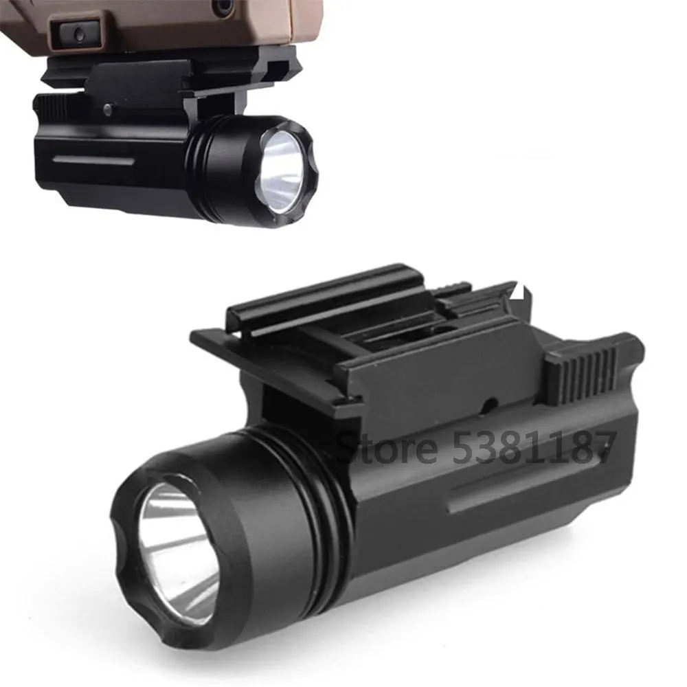

Tactical LED Flashlight X100 White / X108 Green Flashlight 20mm Rail Tactical Flashlight Aluminum Anodized