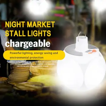 

1PC 45LEDs Outdoor Solar Lamp waterproof Circular Hooking Remote Control Light Bulb for Camp Garden Lighting