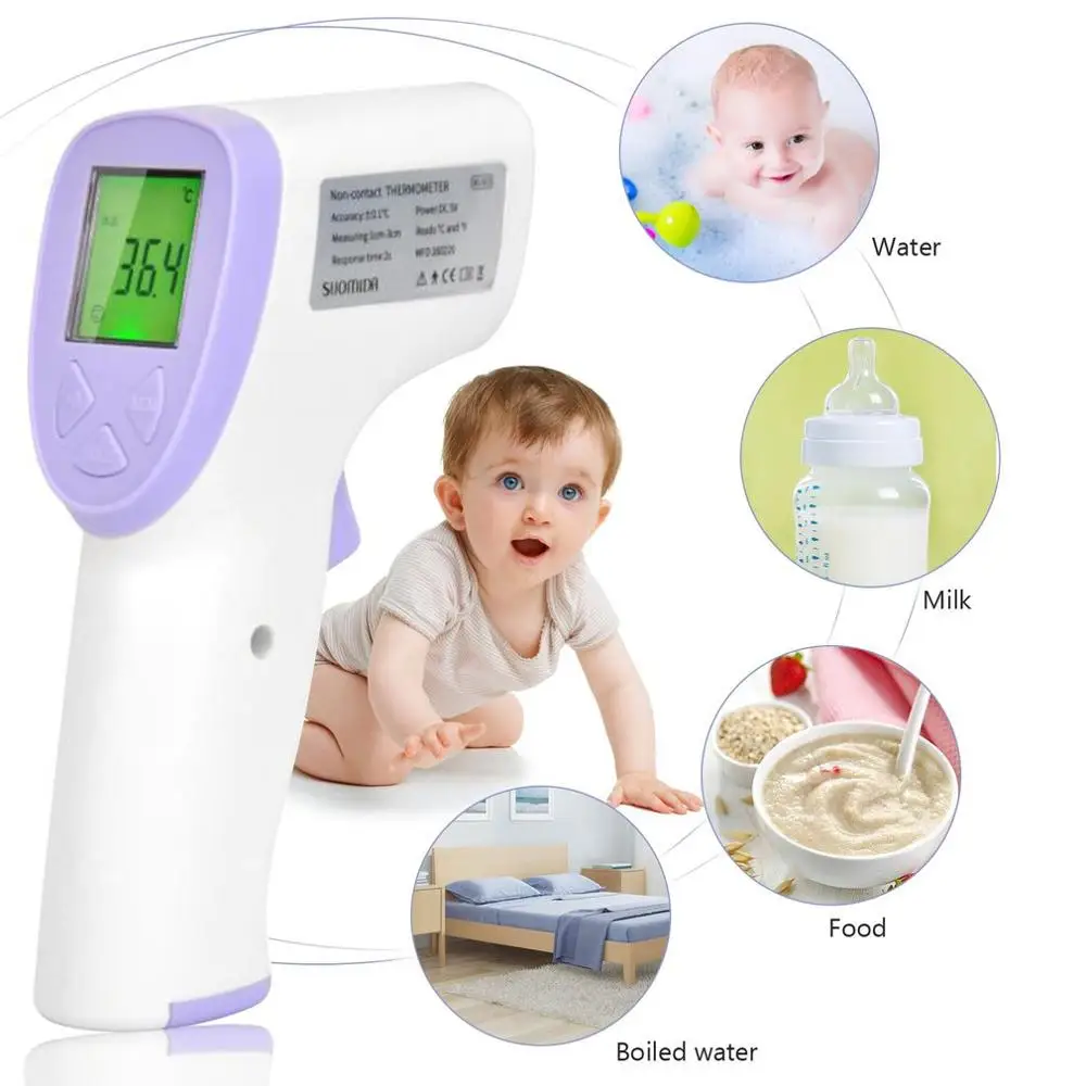 

hot Handheld Portable Non-contact Infrared Thermometer High Precision Thermometer Industrial Temperature Meter Tool Household