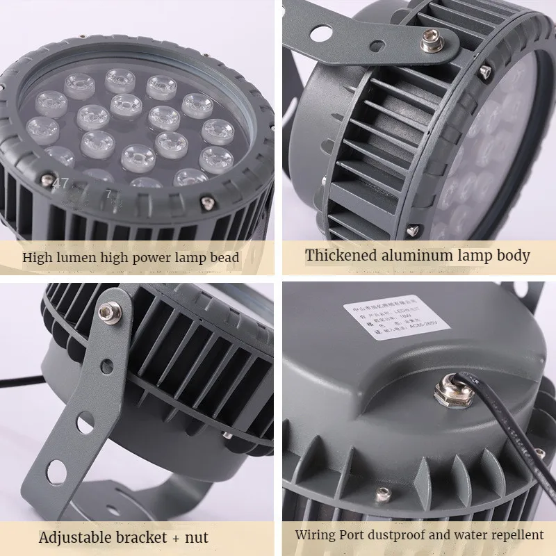 Led Shoot Tree Light Flood Light Garden Night Scene Lighting Round Landscape Tree Projection Lights 3w 5w 7w 9w 12w