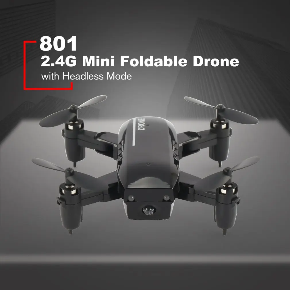 OCDAY RC 720P Мини-камера Дрон с камерой 2,4 МП Wifi FPV Квадрокоптер режим удержания высоты Безголовый Радиоуправляемый вертолет ГГц дроны
