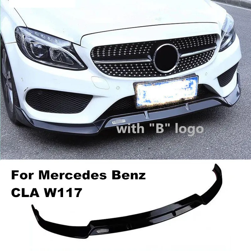 Комплект спойлеров переднего бампера для Mercedes Benz CLA C117 W117 2017 + CLA180 CLA200 CLA250 CAL300 CLA45 3
