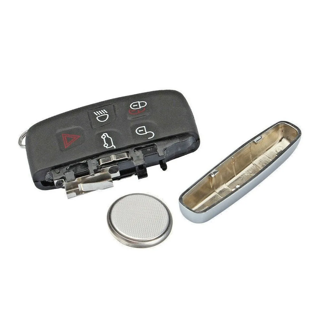 Fit for Land Rover LR4 Range Evoque Sport 5 Buttons Remote Key Case Shell