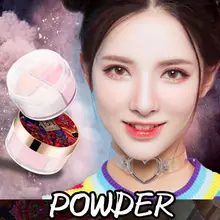 Скрывает поры даже кожи Цвет матовый установка пудра для макияжа бровей 4-Цвет рассыпчатая пудра стойкий контроль выработки кожного жира порошок