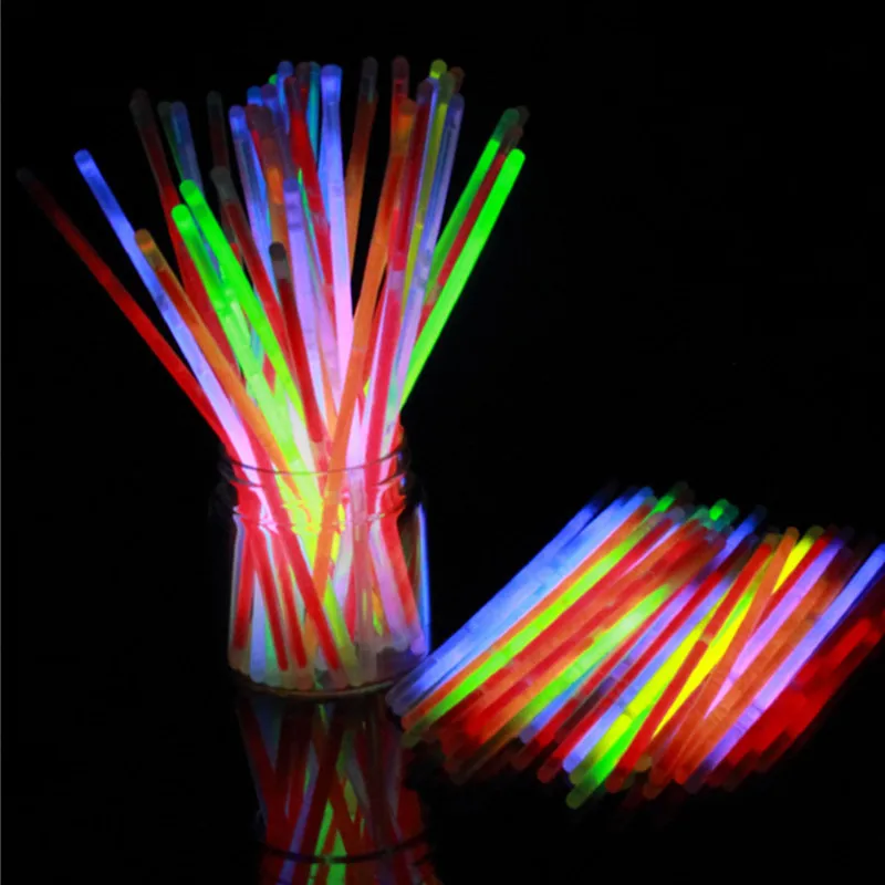 Glow Sticks Glow In The Dark Bracelet Glow Light 25/50pcs Party Fluorescence For Wedding Birthday Concert Supplies