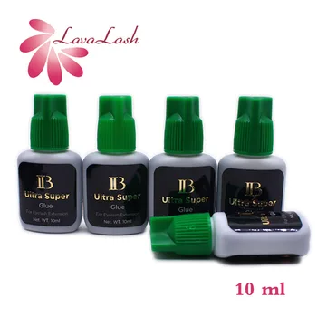 

5 Bottles I-Beauty IB Ultra Super Glue 10ml Individual Fast Drying Eyelash Extensions Green Cap False Lash Glue Makeup Tool Shop
