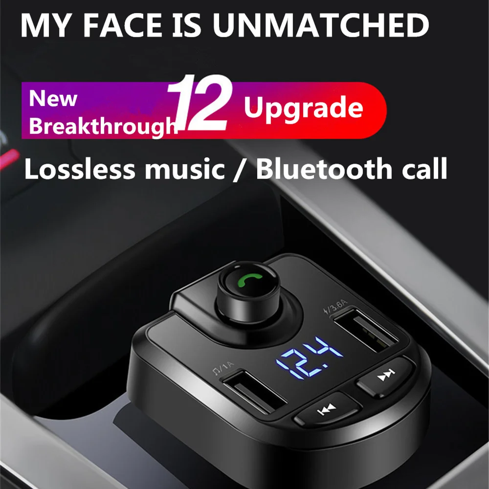 3.1A громкой связи Bluetooth автомобильный комплект двойной USB телефон быстрое зарядное устройство fm-передатчик стерео аудио MP3 музыкальный приемник Bluetooth адаптер TF