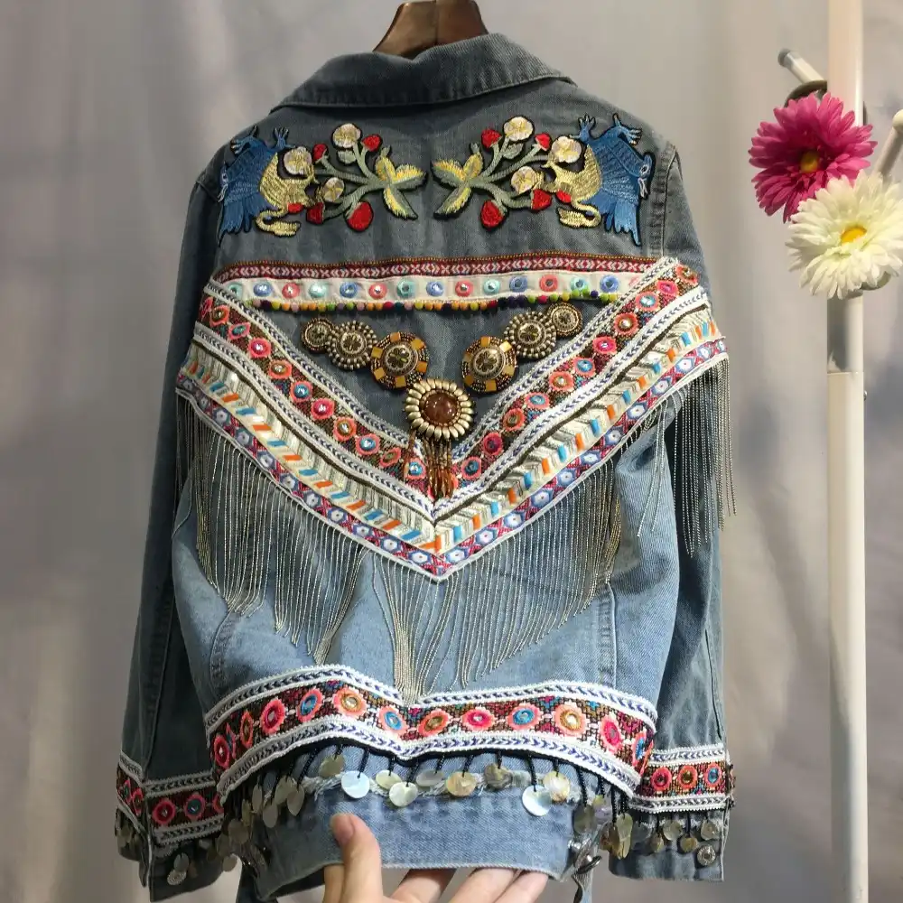 denim jacket boho