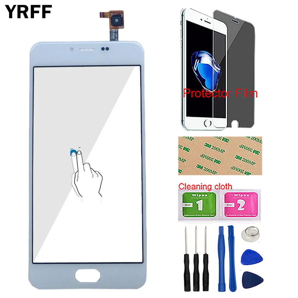 Phone Touch Screen For Meizu M3 Mini / Meilan 3 Touch Panel Digitizer Sensor Front Glass TouchScreen Tools Protector Film
