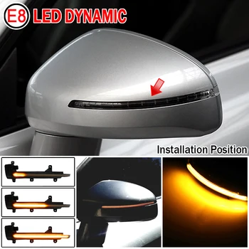 

For Audi TT TTS MK2 8J 2007-2014 TTRS R8 LED Dynamic Turn Signal Light Sequential Side Wing Mirror Indicator Lamp Blinker Trim