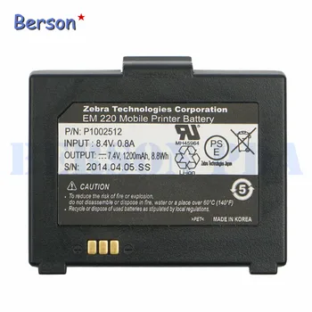 

Battery for ZEBRA EM 220, EM 220 Mobile Printer ( P/N P1002512, P1002514 )