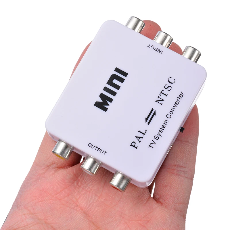 Новое поступление PAL/NTSC/SECAM к PAL/NTSC Мини двунаправленная ТВ система конвертер