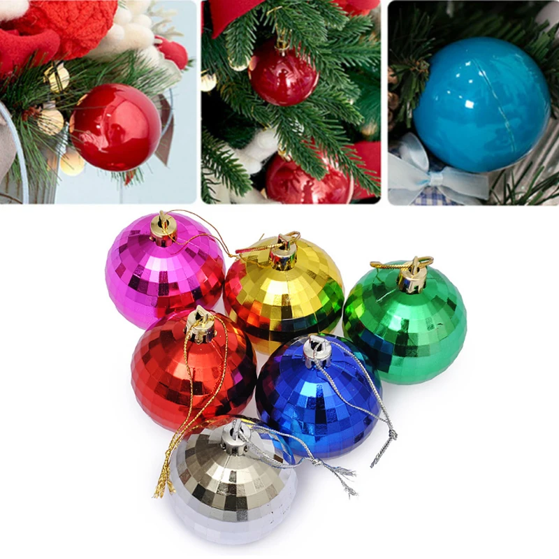 12 шт./компл. пластиковые бороды Baubles декоративные Бальные вечерние Необычные кулон Платье Висячие украшения Рождественская елка цветные