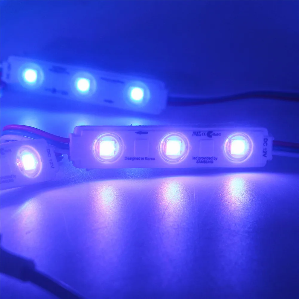 20 штук WS2811 полноцветный светодиодный модуль 2811 IC 5050 RGB индивидуальные адресная система впрыска светодиодный модуль светодиодный знак Магазин Баннер канал 12V