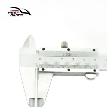 

61mm Adjustable Stainless Steel Diving Buckle With Sawtooth Simmming Accessories For 5CM Wide Diving Ribbon