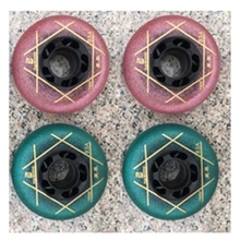 4 шт./партия 83A прочный PU FSK слалом колеса для роликовых коньков обувь синий розовый эластичный захват rodas для SEBA High HL HV IGOR KSJ WFSC