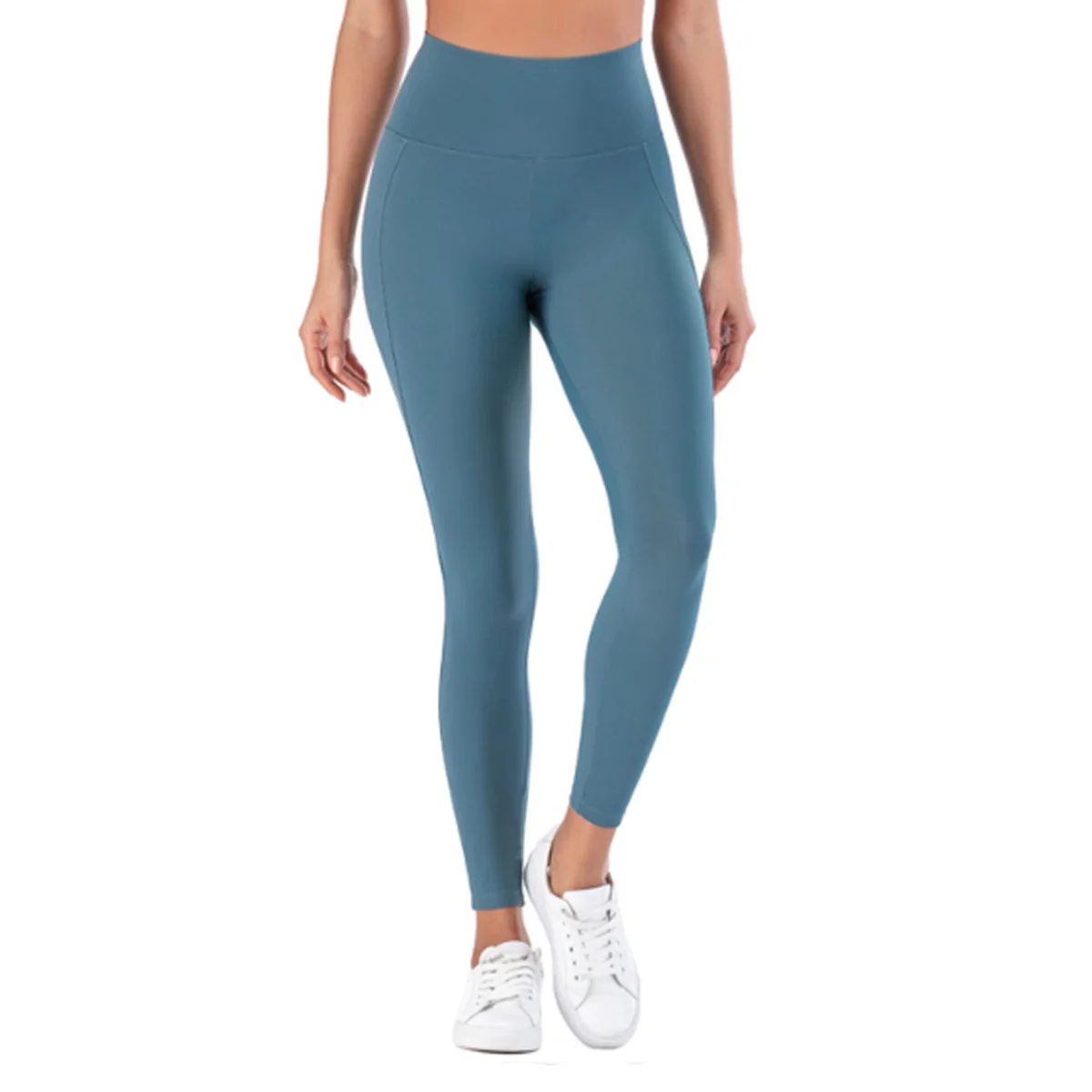 

2020 Ladies Skinny Solid Color Trousers Fashion Women Fitness Pants Ladies High Waist Jogging Running Pants Push Up Leggings