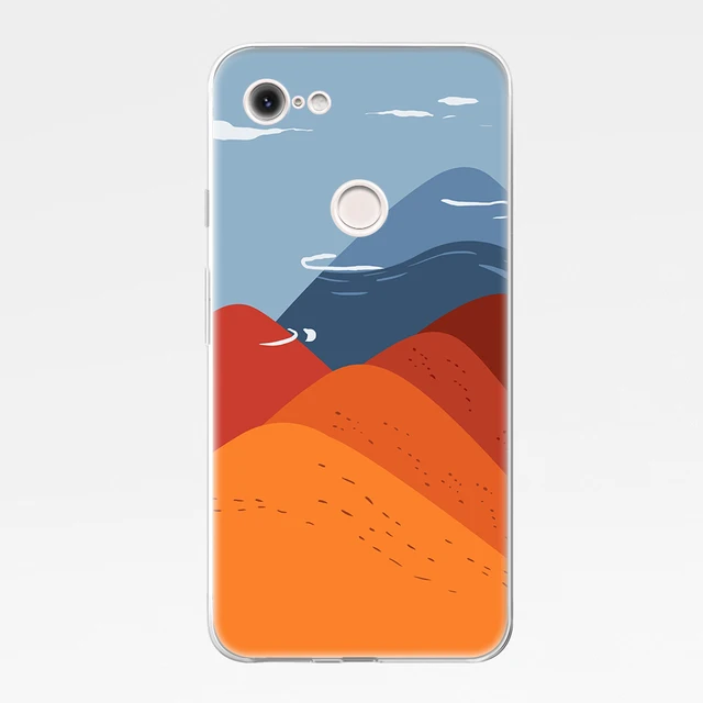 Painting Landscape Coque for Google Pixel 5 4 4a 3 3a 2 XL Soft TPU Silicone Phone Cases For Pixel 6 Pro 4XL 3XL 2XL Cover Funda W4771
