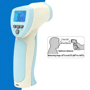 

HT880D Infrared Forehead Non-contact Thermometer Accurate Instant Reading Gadget A9LB