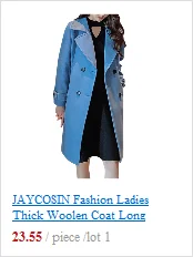 JAYCOSIN ladies casual jacket long section cotton women