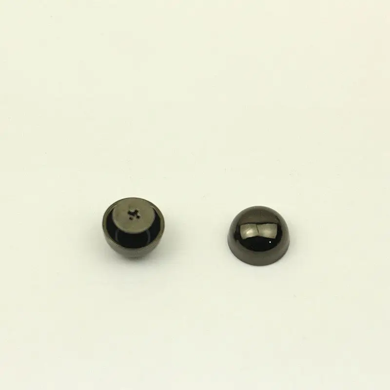 50pcs 12mm Mashroom Head Rivet Screw Bags Hardware Handbag Studs Button Nail Feet Rivet Metal Buckles DIY Leather Craft