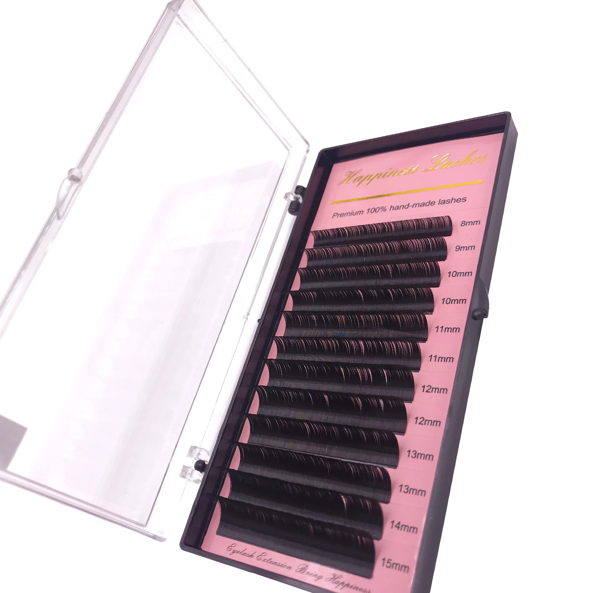 

B C D D+ Curvature All Size Soft Natural Long Classic Eyelash Extension