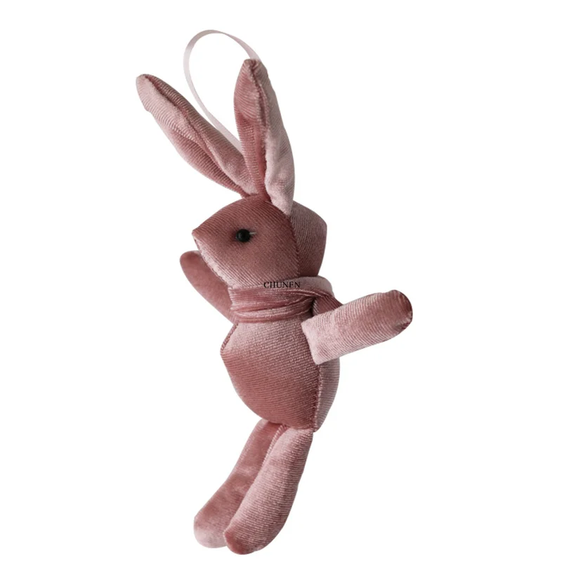 2 цвета на выбор плюшевый кролик большого размера 18 см игрушка животное плюшевая