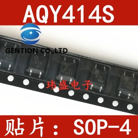 

10 шт. AQY414 AQY414S твердотельное реле SOP-4 в наличии 100% новое и оригинальное