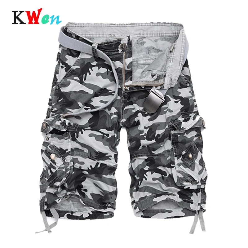 camouflage short pants