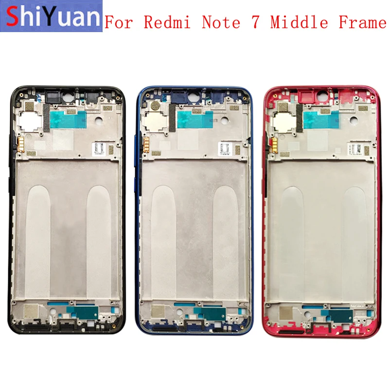 

Корпус средняя рамка ЖК-панель Рамка для Xiaomi Redmi Note 7 Note 8 8T 8Pro телефон металлический средняя рамка