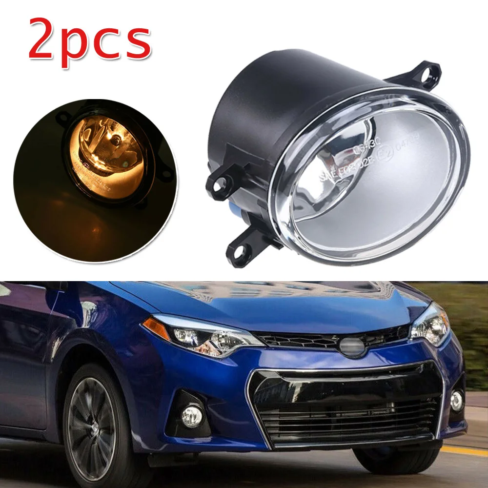 

2pcs 55w Super bright bulbTransparent Fog Light Driving Lamp never darken For Toyota 4 Runner 2010-2014
