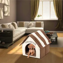 Новое поступление, портативная домашняя кровать для домашних животных, дом для собак, мягкая теплая и удобная кошка, собака, милая комната, дом для собак