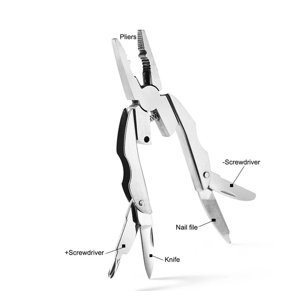 

Mini multi-function folding pliers screwdriver